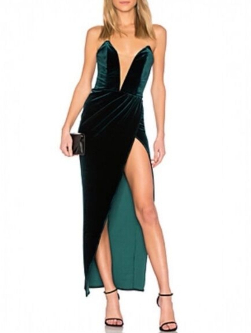 Michael Costello Green Dress